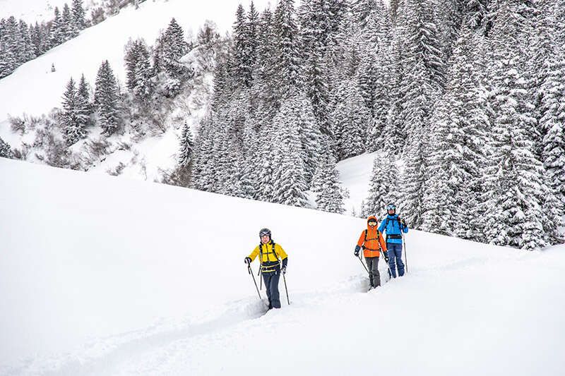 Winterwandern und Schneeschuhwandern in St Anton am Arlberg